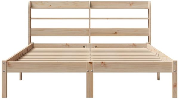 vidaXL Massivholzbett ohne Matratze 160x200 cm Kiefernholz 3306545 Bild 4