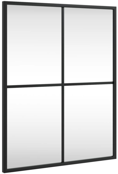 vidaXL Wandspiegel, Metall schwarz, 40x50 cm