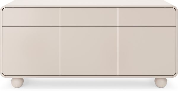 Bettso 'ALVION' Kommode mit Schubladen, Holzwerkstoff Kaschmir, 75x39x160 cm Bild 3