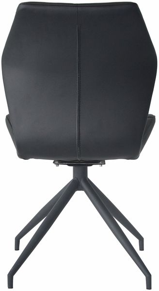 Stuhl >IMKE< (2er-Set) in schwarz - 52x90,5x62cm (BxHxT) Bild 3
