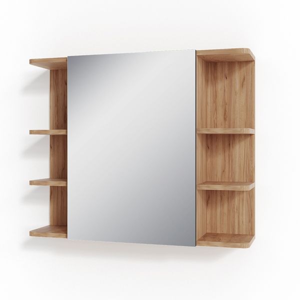 Badspiegelschrank Fynn Goldkraft Eiche 79.6 x 64 cm Vicco