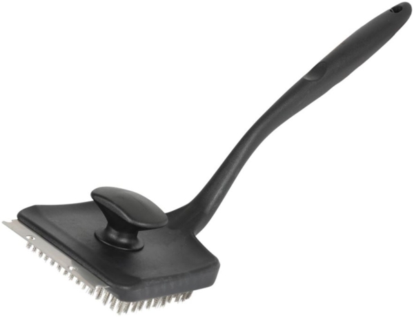Edco BBQ Grillbürste, Metall Schwarz, 45 x 13,5 cm