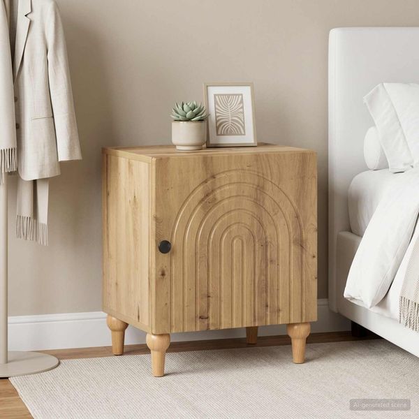 vidaXL Nachttisch 2 pcs Artisan-Eiche 43 x 34,5 x 50 cm Holzwerkstoff 894124