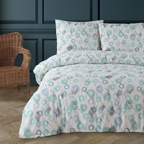 Buymax Bettwäsche Ariadne, Baumwollmischung, 2 teilig, Bettbezug-Set 155x220 cm Reißverschluss, 80% Baumwolle, 20% Polyester