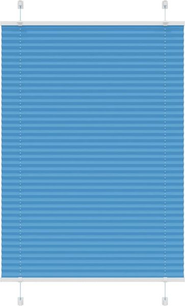 vidaXL Plissee Blau 100x150 cm Stoffbreite 99,4 cm Polyester 4015194