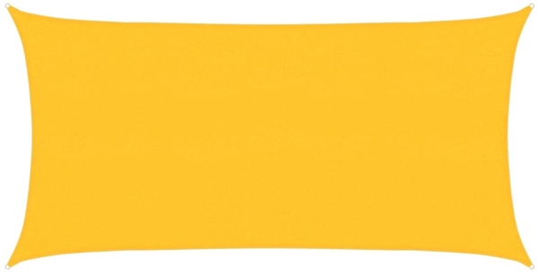 vidaXL Sonnensegel 160 g/m² Gelb 2,5x5 m HDPE 311566