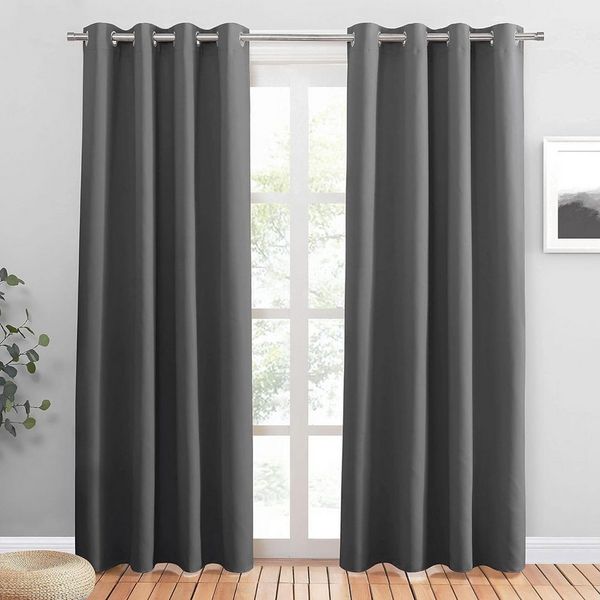 Sekey Gardine Verdunkelungsvorhang Blickdicht Polyester mit Thermofunkltion, Ösen, verdunkelnd, Thermobeschichtung, isolierend, pflegeleicht