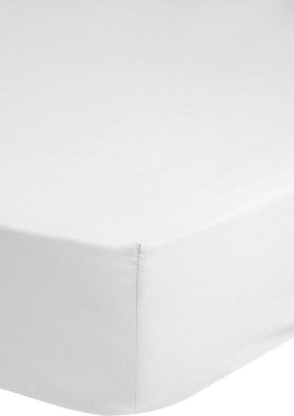 Good Morning Spannbettlaken, Weiß, 90x200 cm, 100% Baumwolle