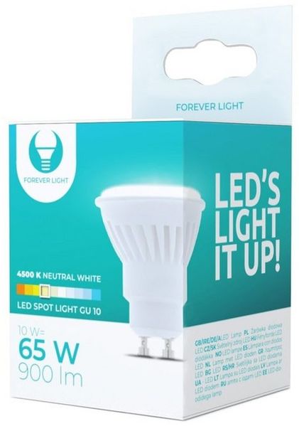 Forever Light LED-Leuchtmittel GU10 10W LED Leuchtmittel Kaltweiß Warmweiß Neutralweiß 900 lumen, GU10, 10 St, Kaltweiß, Warmweiß, Neutralweiß