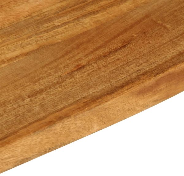 vidaXL Tischplatte mit Baumkante 70x60x2,5 cm Massivholz Mango 370547 Bild 7