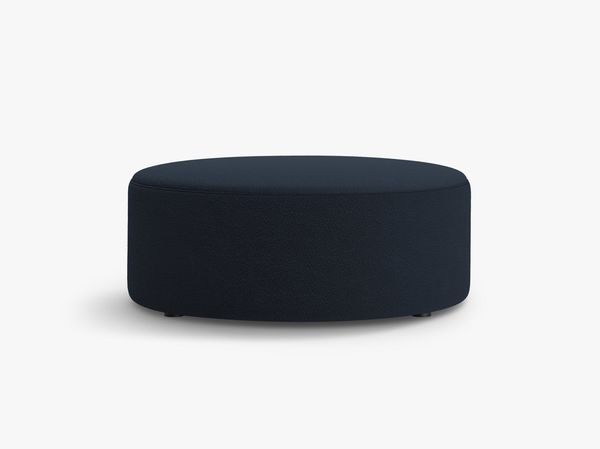 Micadoni Pouf Dia 90cm Boucle Baloo Dunkelblau Bild 3