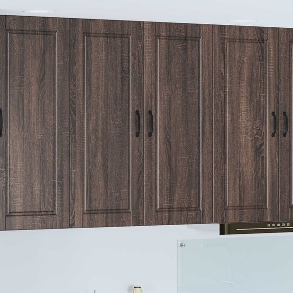 vidaXL Wandschrank PORTO Braun Eichen-Optik 80 x 31 x 100 cm 885502