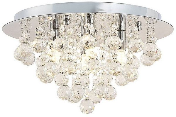 Lindby Deckenleuchten Antonino, Chrom IP20, 4 x 40 W LED