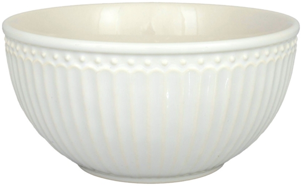 Greengate Servierschüssel 17 cm Alice white medium