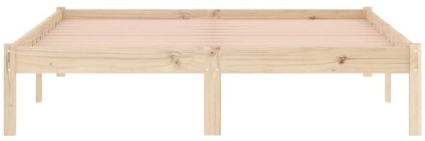 vidaXL Massivholzbett ohne Matratze 137x190 cm Kiefer 822458 Bild 5