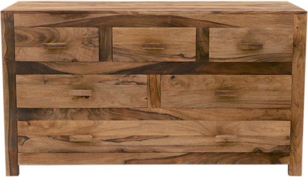 Kommode Kali 140x80x45 aus indischem Sheesham-Massivholz