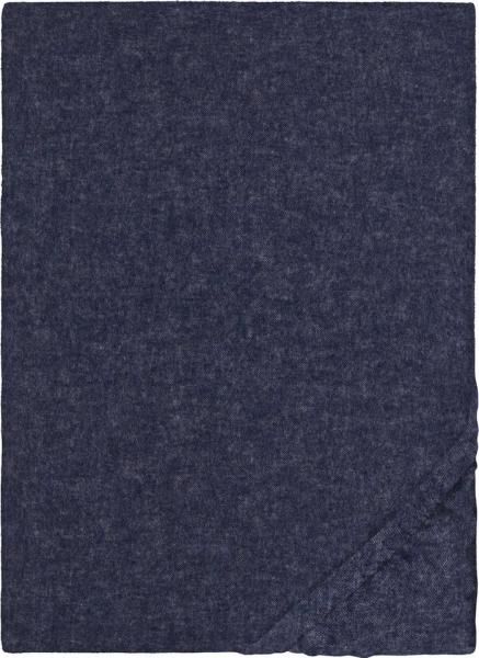 biberna Spannbetttuch , marine, 1x 90x190 cm - 100x200 cm