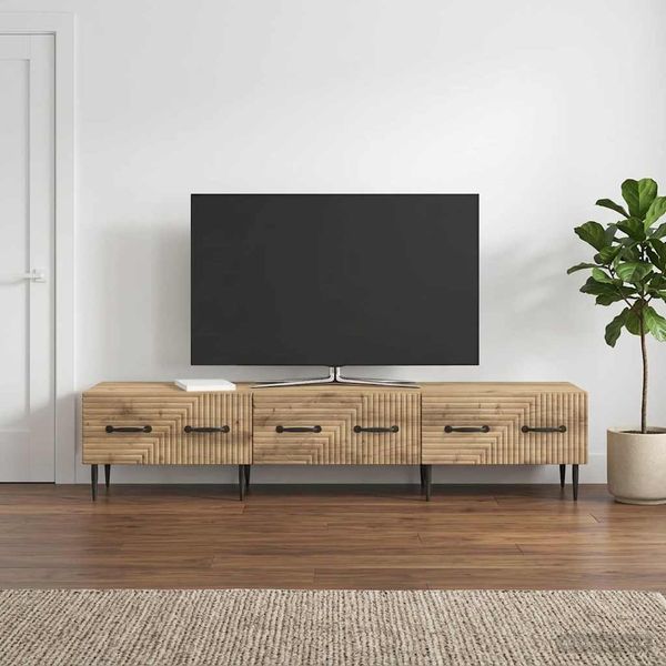 vidaXL TV-Schränk Artisan-Eiche 147 x 34,5 x 30 cm Holzwerkstoff 894944