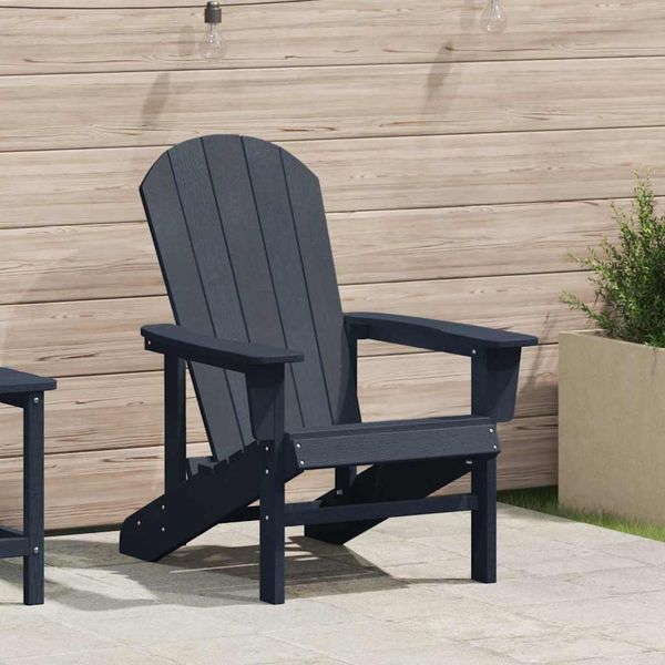 vidaXL Adirondack-Stuhl Marineblau 82 x 74 x 92 cm HDPE 42006622
