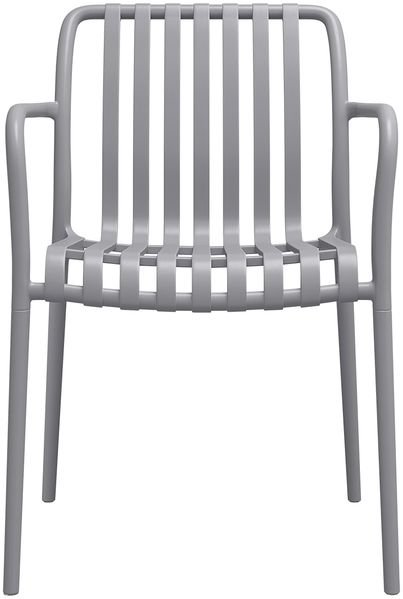 STEELSØN 'Pincoya' Gartenstuhl, grau, Kunststoff, wetterfest und UV-beständig, Balkonstuhl stapelbar, bis 120 kg belastbar, 2er Set Bild 10