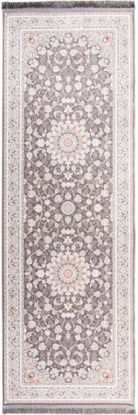 Orientteppich »Rasam« 200 x 100 cm - grau - läufer