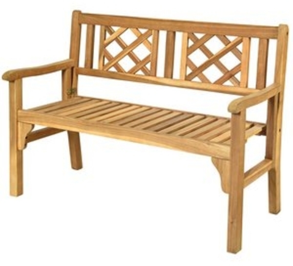 COSTWAY Gartenbank Sitzbank, bis 320kg belastbar, 120 x 56 x 90 cm Bild 6