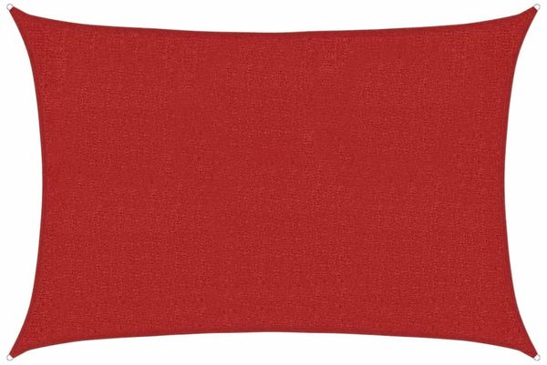 vidaXL Sonnensegel 160 g/m² Rot 2x3 m HDPE 311612