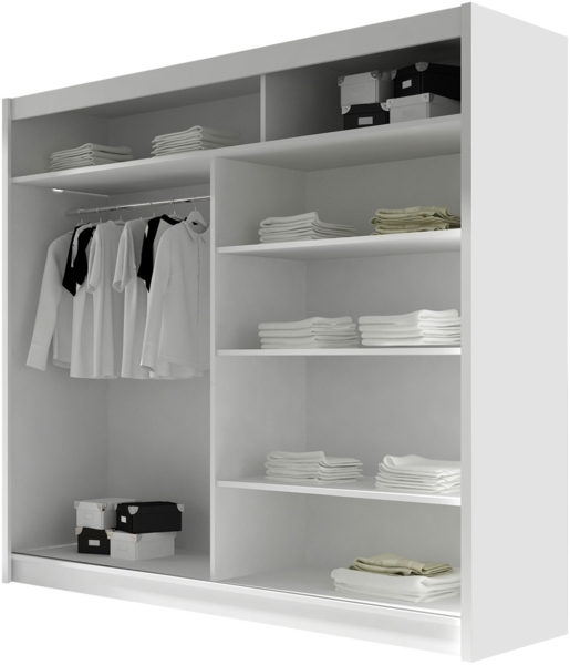 Kleiderschrank Talin V, ohne Beleuchtung, Farbe: Cashmere Bild 3