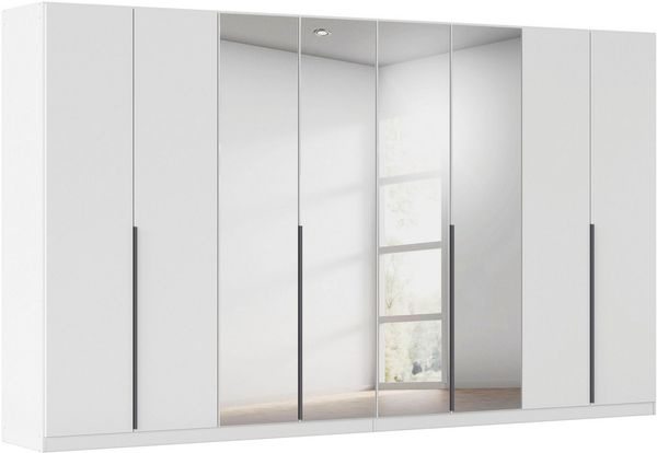 OTTO home Drehtürenschrank Kleiderschrank Schrank Garderobe AGORDO mit Dekor- oder Hochglanzfront (in zwei Griff-Farben, Breiten 91-405 cm) durchdachte Innenausstattung, in 8 Breiten und 2 Höhen MADE IN GERMANY
