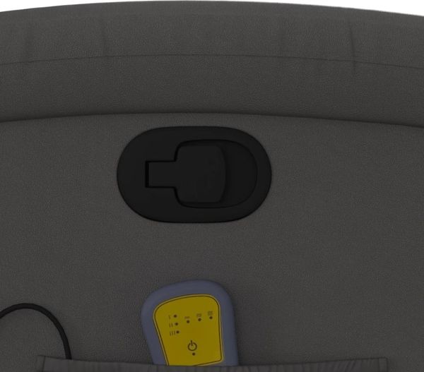 vidaXL Massagesessel Relaxsessel Echtleder Grau 3205473 Bild 10