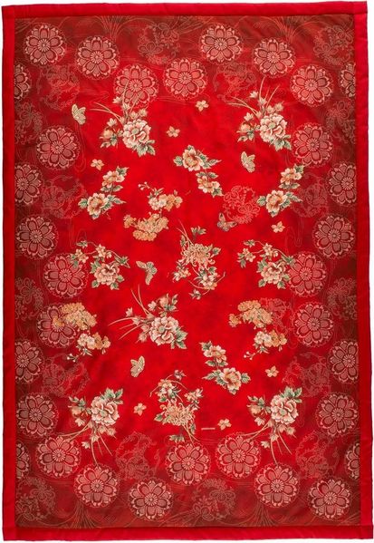Plaid Bassetti Plaid ESPERIDI, R1 Rot 135 x 190, Bassetti