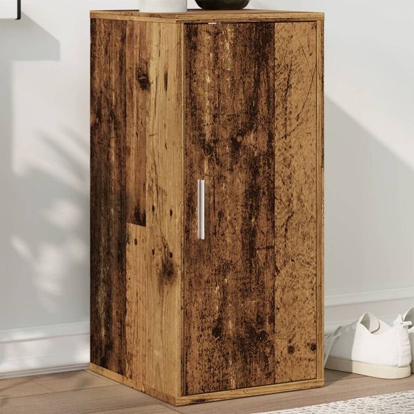 vidaXL Schuhschrank Altholz-Optik 32x35x70 cm Holzwerkstoff 856704