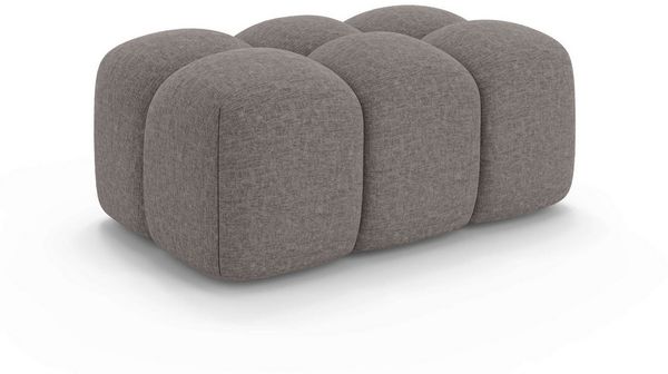 OTTO home Polsterhocker KALLIE Sitzhocker, Bubble-Optik, Maße B/T/H: 90/60/44 cm, moderne Steppung, hoher Sitzkomfort und modernes Design