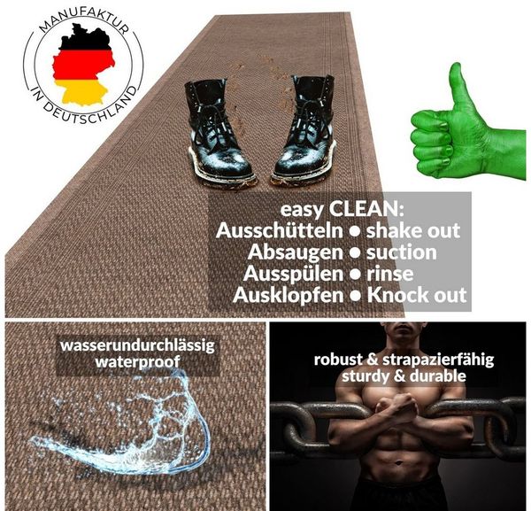 ANRO Läufer, Eckig, Höhe: 6 mm, Textil Bild 3