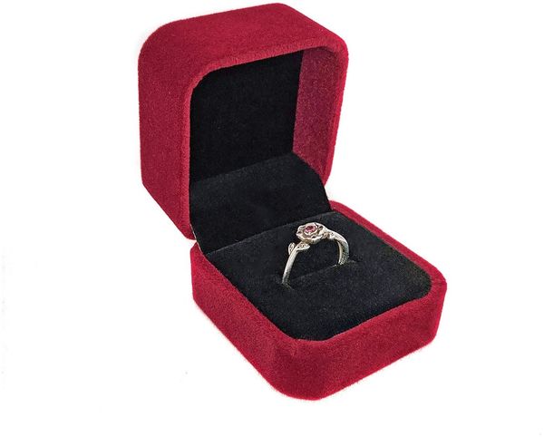Yudu Aufbewahrungsbox Schmuckschachtel Ringetuis Ringbox Verpackung Geschenkbox