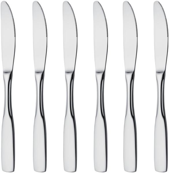 Tafelmesser 6 Stück, Edelstahl, Serie Spaten