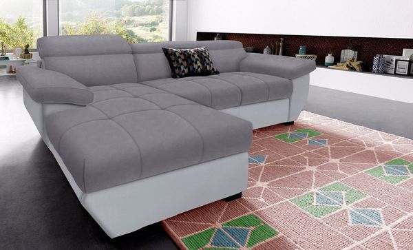 COTTA Ecksofa Speedway L-Form, mit Kopfteilverstellung, wahlweise mit Bettfunktion & Bettkasten