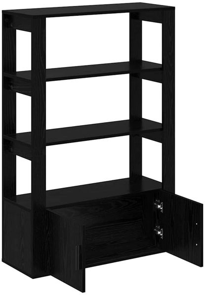 vidaXL Sideboard Schwarz Eichen-Optik 30 x 80 x 119.5 cm Holzwerkstoff 881098 Bild 5