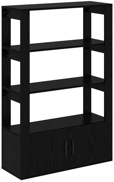 vidaXL Sideboard Schwarz Eichen-Optik 30 x 80 x 119.5 cm Holzwerkstoff 881098 Bild 2