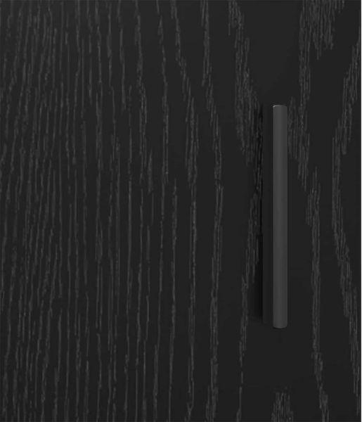 vidaXL Sideboard Schwarz Eichen-Optik 30 x 80 x 119.5 cm Holzwerkstoff 881098 Bild 10