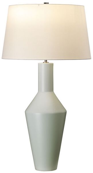 Elstead Lighting Tischleuchte Leyton, Keramik, Salbeigrün, 1 Lampe