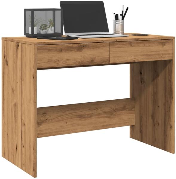 vidaXL Schreibtisch Artisan-Eiche 101x50x76,5 cm Holzwerkstoff 856765