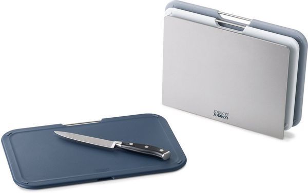 Joseph Joseph Nest grau 3-tlg. Schneidebrett-Set