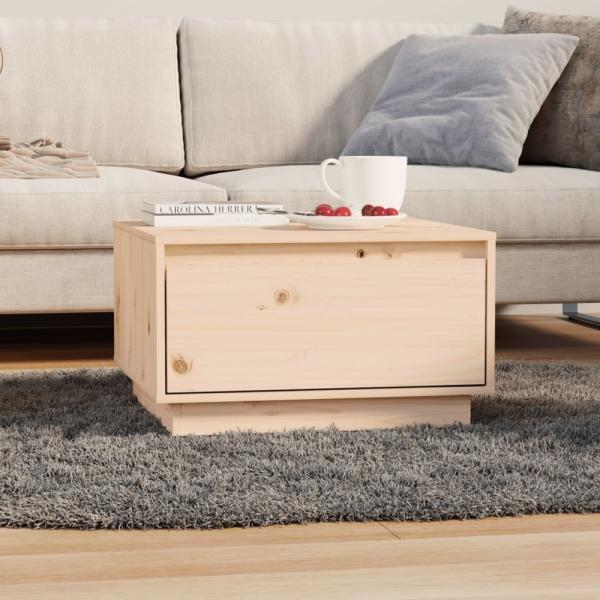 vidaXL Couchtisch 55x56x32 cm Massivholz Kiefer 813405