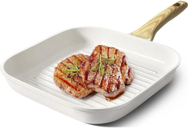 GiPP Grillpfanne 28x28cm Induktion Aluguss Granit-Antihaft PFOA-frei