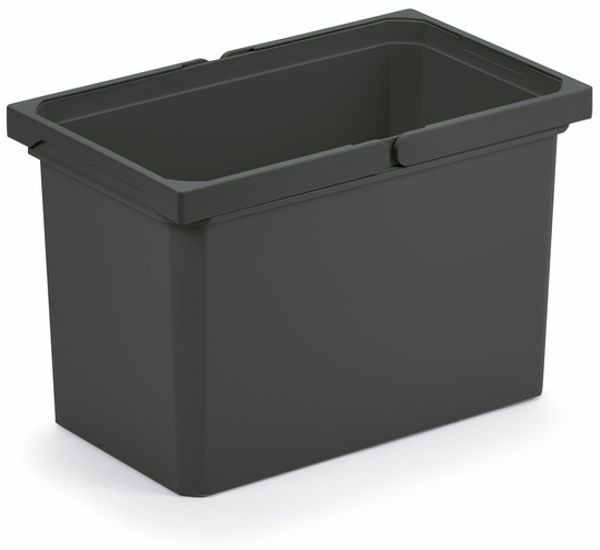 Naber Cox Systembehälter 8013490 anthrazit mit 16 Liter Volumen / Ersatzeimer / Cox-Serie