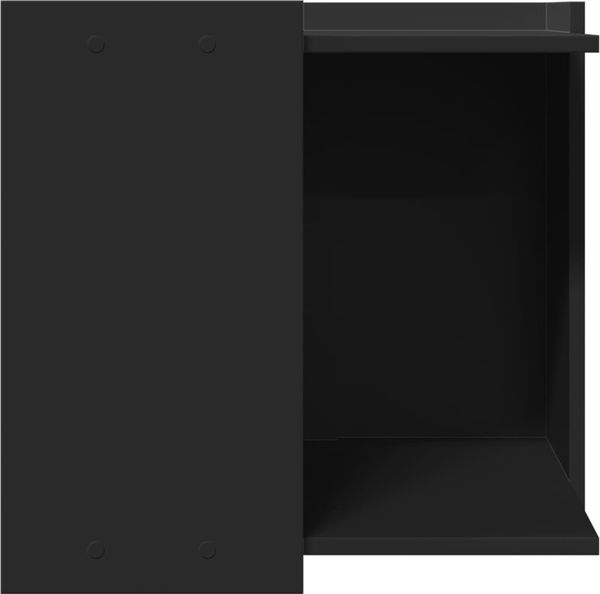 vidaXL Katzenklo Schwarz 53x53x51 cm Holzwerkstoff 857752 Bild 6