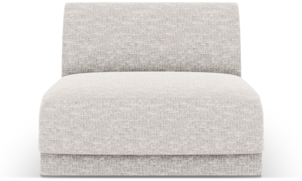 Micadoni Modul Armlos Miley Chenille Eden Silber