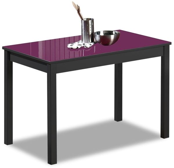 ASTIMESA küchentisch, aubergine, 108x60 cm