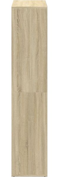 vidaXL Raumteiler-Bücherregal Sonoma-Eiche 69,5x29x137,5 cm 858023 Bild 7
